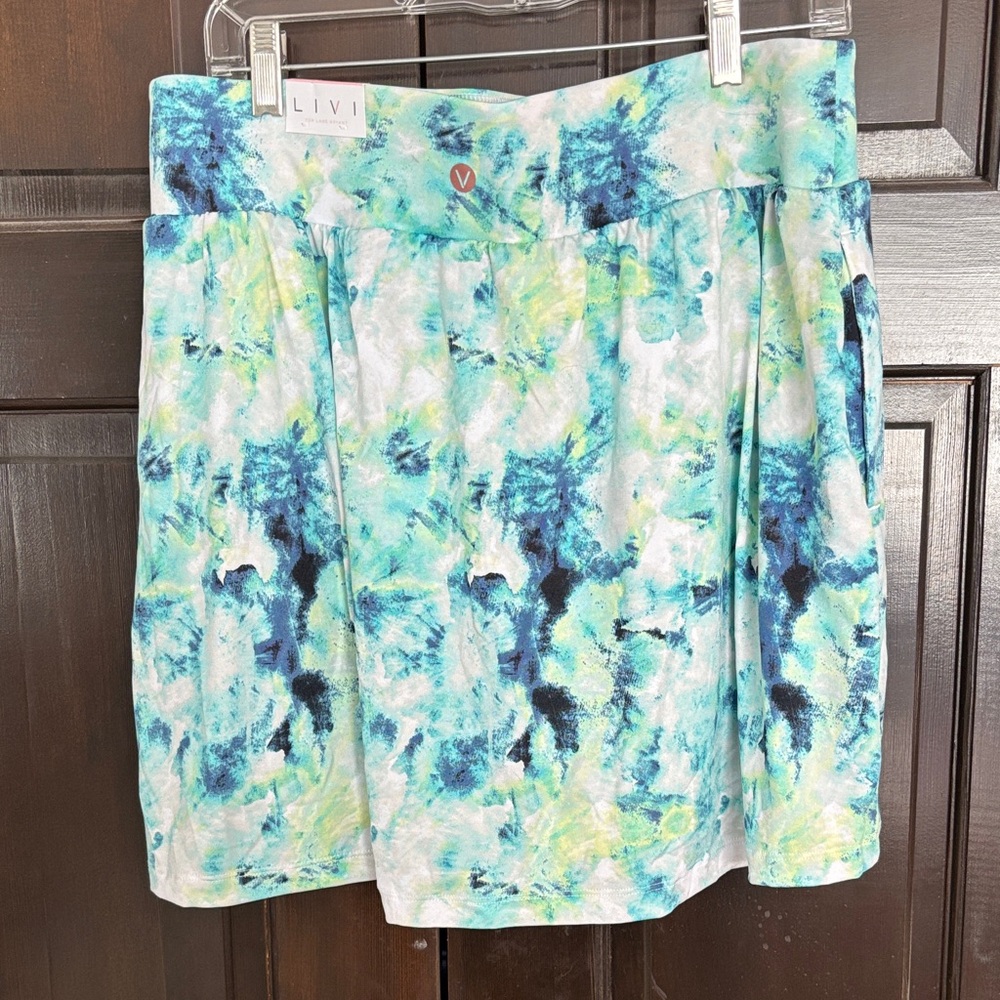Lily Aqua and Navy Skort - Picture 4 of 6